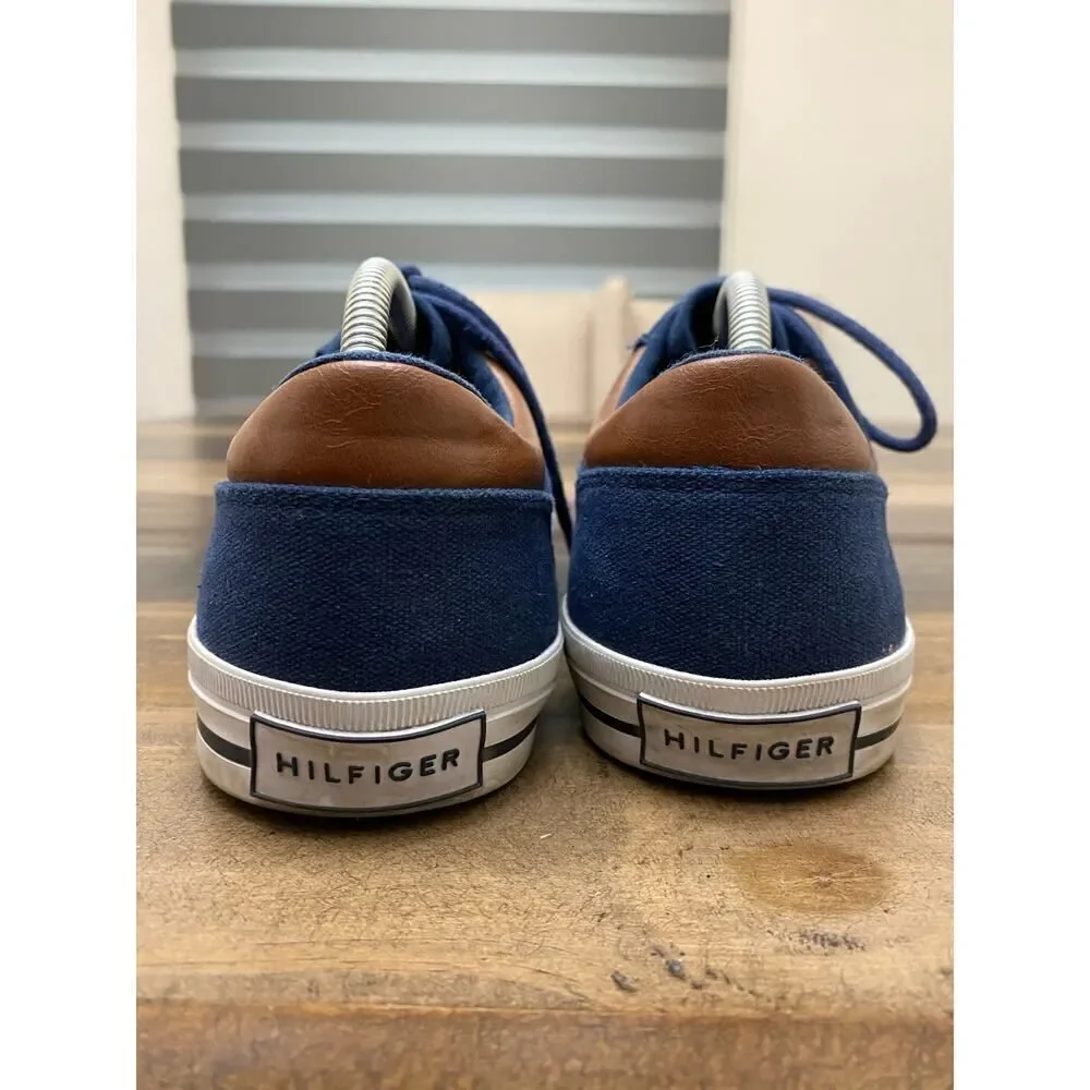 Tommy Hilfiger Canvas Sneakers Casual Shoes Navy Blue Dadcore Men's Size 9